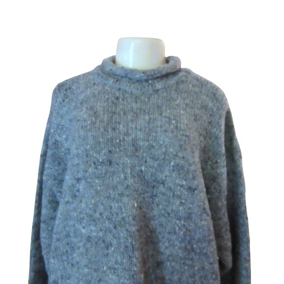 Glendalough Woollen Mills Ireland Wool Gray Tunic Style Sweater XXL - Picture 5 of 14